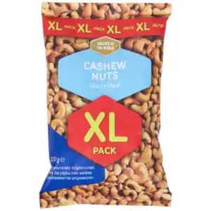 Snacks of the World Ungesalzene Cashewnüsse XL-Pack