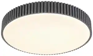 LED-Deckenleuchte Filzi Grau/Weiß max. 21,5 Watt Deckenlampe, Grau, Weiß
