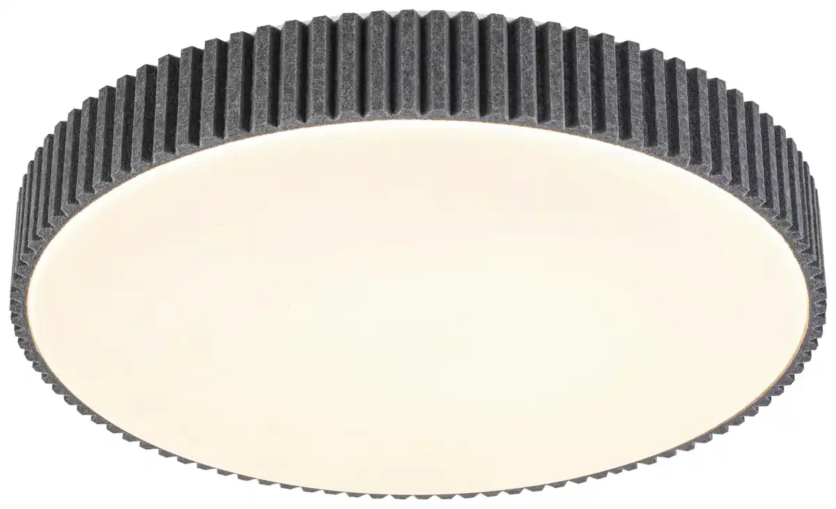 Bild 1 von LED-Deckenleuchte Filzi Grau/Weiß max. 21,5 Watt Deckenlampe, Grau, Weiß