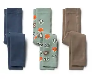 3 Kinder-Thermoleggings, Waldtiere