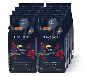DAVIDOFF CAFÉ ORIGINS Brazil - 8x 1 kg Ganze Bohne
