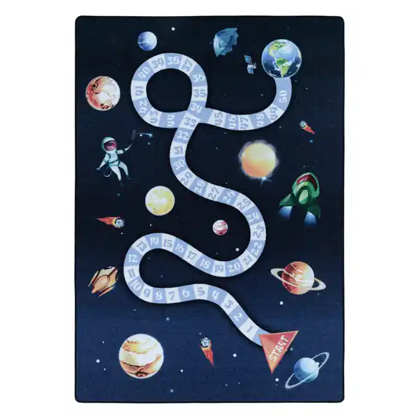 Bild 1 von Kinderteppich Play 2910 Dunkelblau ca. 140x200cm, Dunkelblau