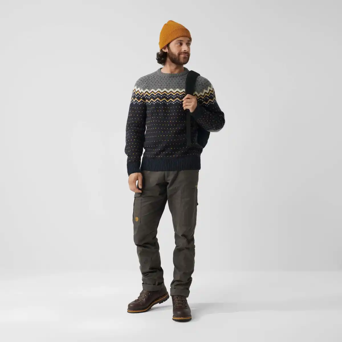 Bild 3 von ÖVIK KNIT SWEATER M Herren - Wollpullover