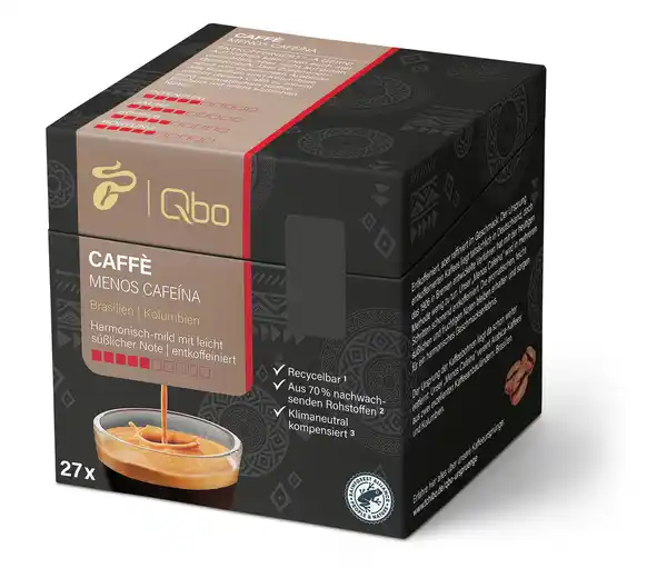 Bild 1 von Qbo Caffè MENOS CAFEÍNA - 27 Kapseln