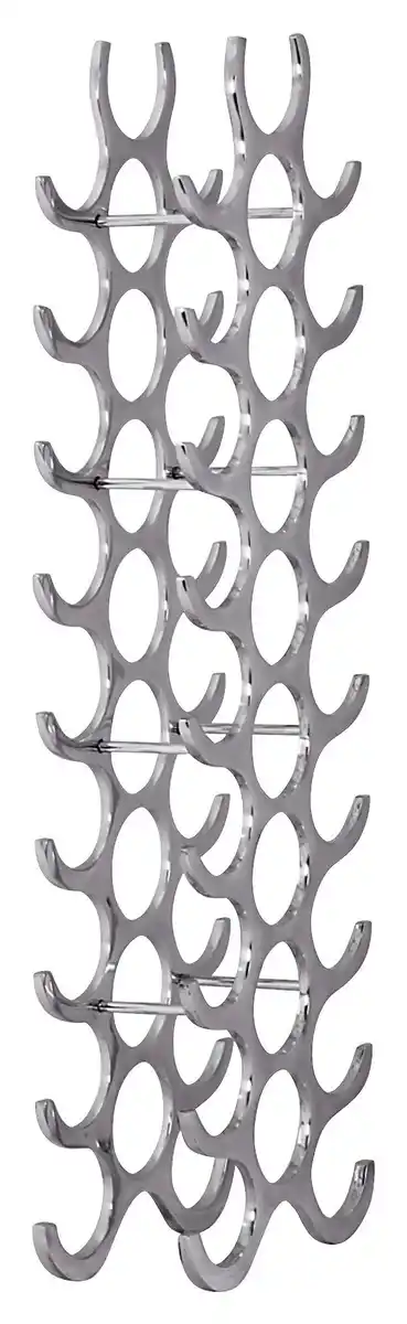 Bild 1 von Weinregal Metall Alufarben ca. 31x98x14cm, Alufarben