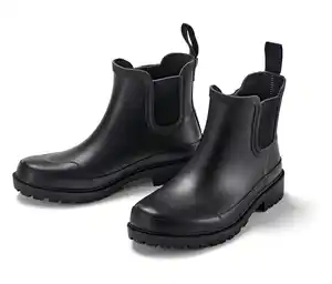 Regenstiefeletten, schwarz