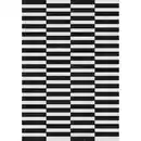 Bild 1 von Lindorug Tuftteppich Mesio Strider, Grauweiß, Schwarz, Textil, Streifen, rechteckig, 80x150 cm, Oeko-Tex® Standard 100, für Fußbodenheizung geeignet, rutschfest, in verschiedenen Größen erhält