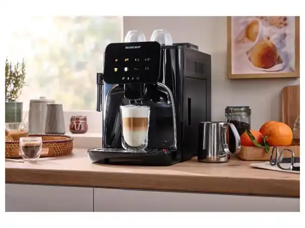 Bild 2 von SILVERCREST® KITCHEN TOOLS Kaffeevollautomat »SKVA 1450 A1«, für Kaffeebohnen oder -pulver