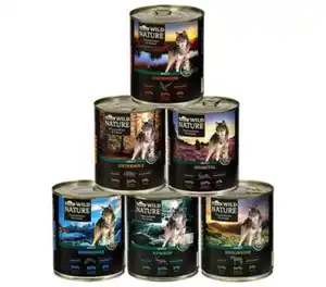 Dehner Wild Nature Nassfutter für Hunde Probier-Set, 6 x 800 g