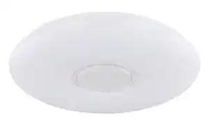 LED-Deckenleuchte Sully in Weiß/Opal max. 40 Watt Deckenlampe, Klar, Opal, Weiß