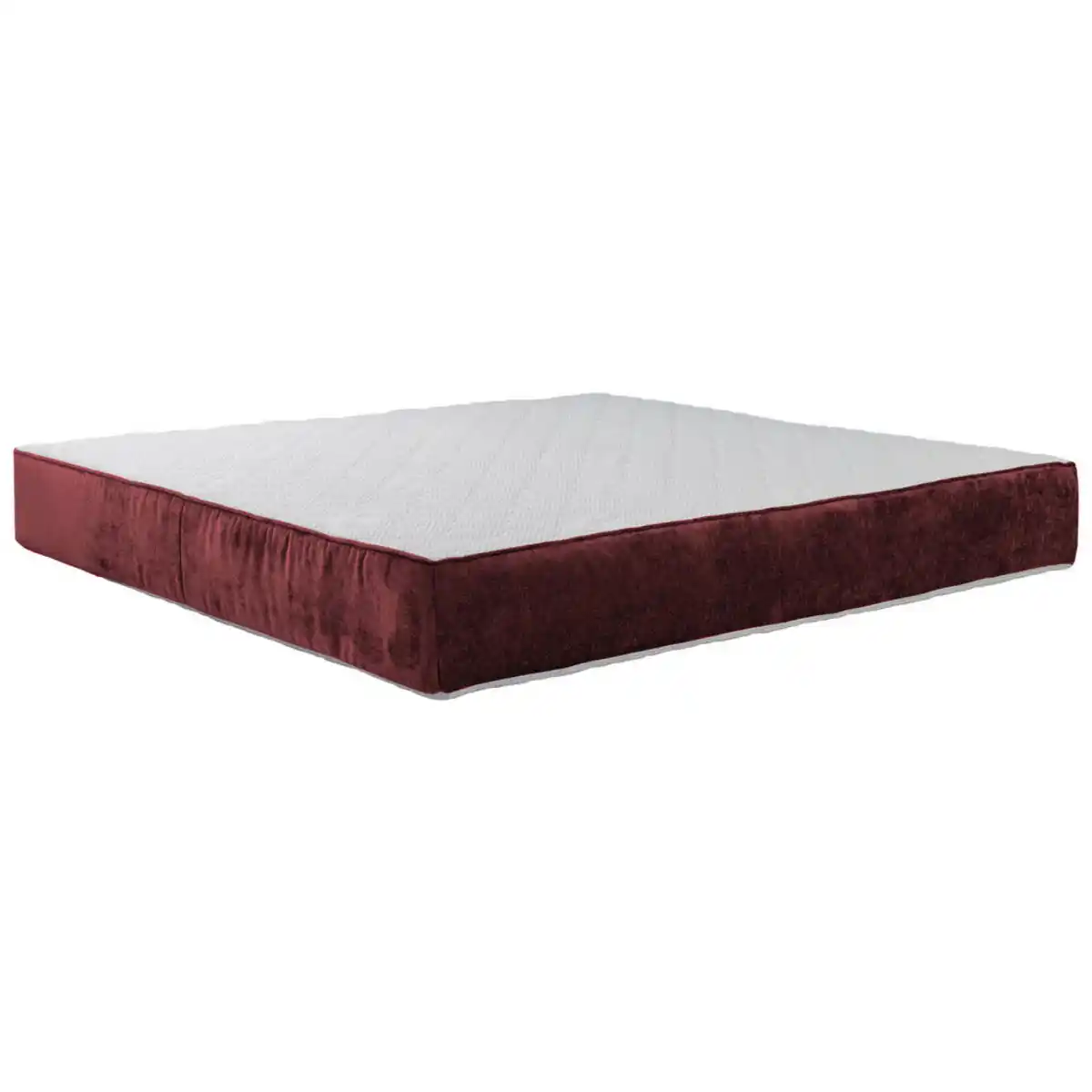 Bild 1 von Esposa Taschenfederkernmatratze, Weiß, Bordeaux, Textil, H3, rechteckig, 160x200 cm, Bezug antimikrobiell beschichtet, antibakteriell, mit Silberionen antiallergisch, Schlafzimmer, Matratzen Shop, M