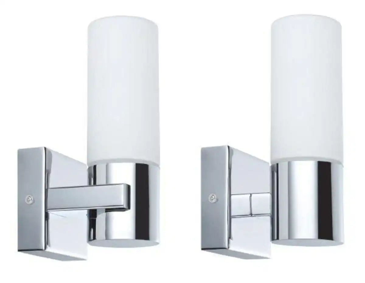 Bild 1 von Wandleuchte Gemini in Chromfarben max. 40 Watt Wandlampe, Chromfarben