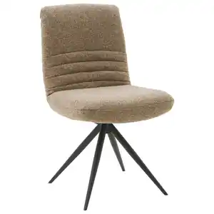 Dieter Knoll Stuhl, Rost, Cognac, Metall, Textil, Stativgestell, 50x93x69 cm, Emas, Dgm, Lederauswahl, Stoffauswahl, Typenauswahl, Gestellauswahl, Sitzfläche 180° drehbar, Esszimmer, Stühle, Esszi