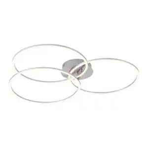 LED-Deckenleuchte Ivanka max. 41 Watt Deckenlampe, Chromfarben