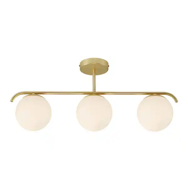 Bild 1 von Nordlux Deckenleuchte Grant, Messing, Glas, Metall, 69x14x29 cm, Lampen & Leuchten, Innenbeleuchtung, Leuchten nach Räumen, Esstischlampen