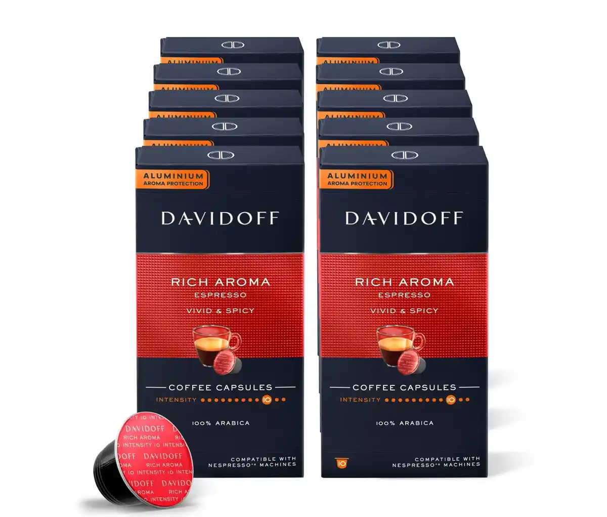 Bild 1 von DAVIDOFF CAFÉ Rich Aroma Espresso - 10x 10 Kapseln