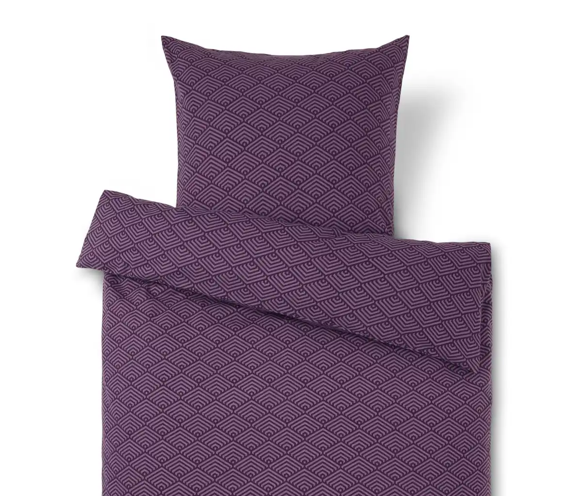 Bild 1 von Biber-Bettwäsche, Normalgröße, lila