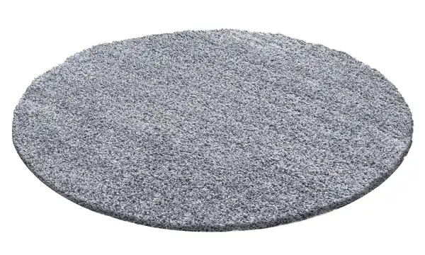 Bild 1 von Hochflorteppich Life Lightgrey Hellgrau ⌀ ca. 120cm, Hellgrau