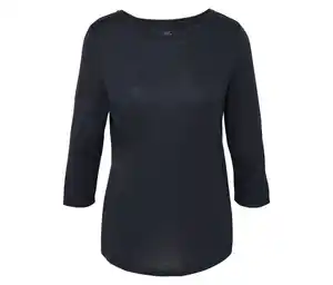 Funktionsshirt mit 3/4-Ärmel, blau