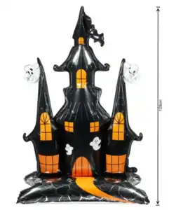 Halloween Folienballon, schwarz