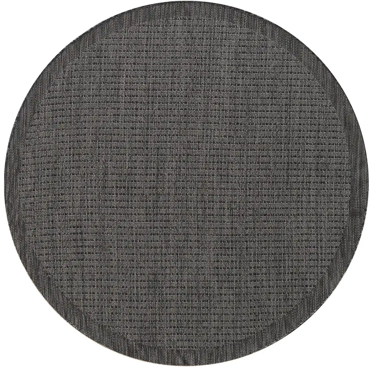 Bild 1 von Outdoorteppich Giza Schwarz Ø ca. 120cm, Schwarz