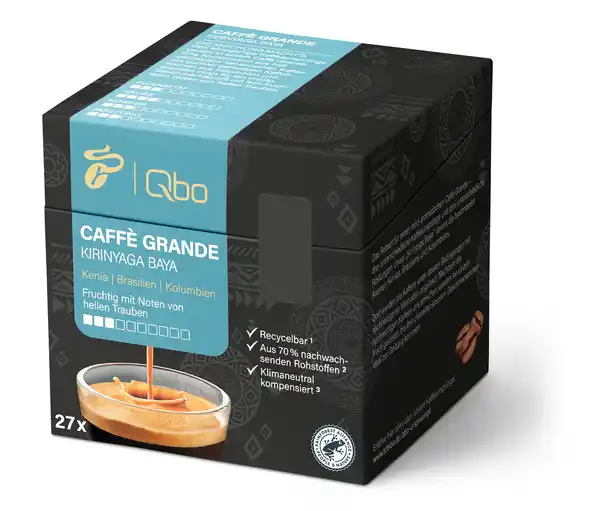 Bild 1 von Qbo Caffè Grande KIRINYAGA BAYA - 27 Kapseln