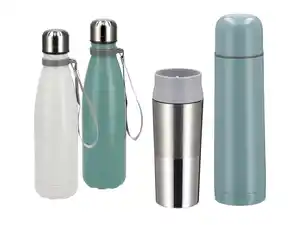 Silvercrest® Edelstahl-Isolierflasche/-Becher
