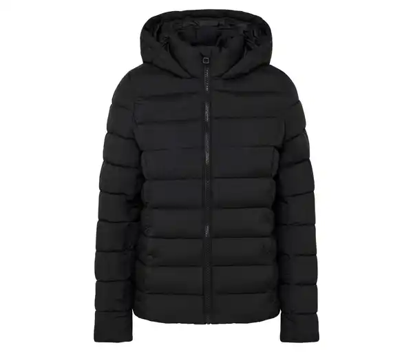 Bild 1 von Steppjacke mit Kapuze, schwarz