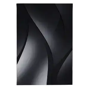 Webteppich Plus Schwarz ca. 240x340cm, Schwarz