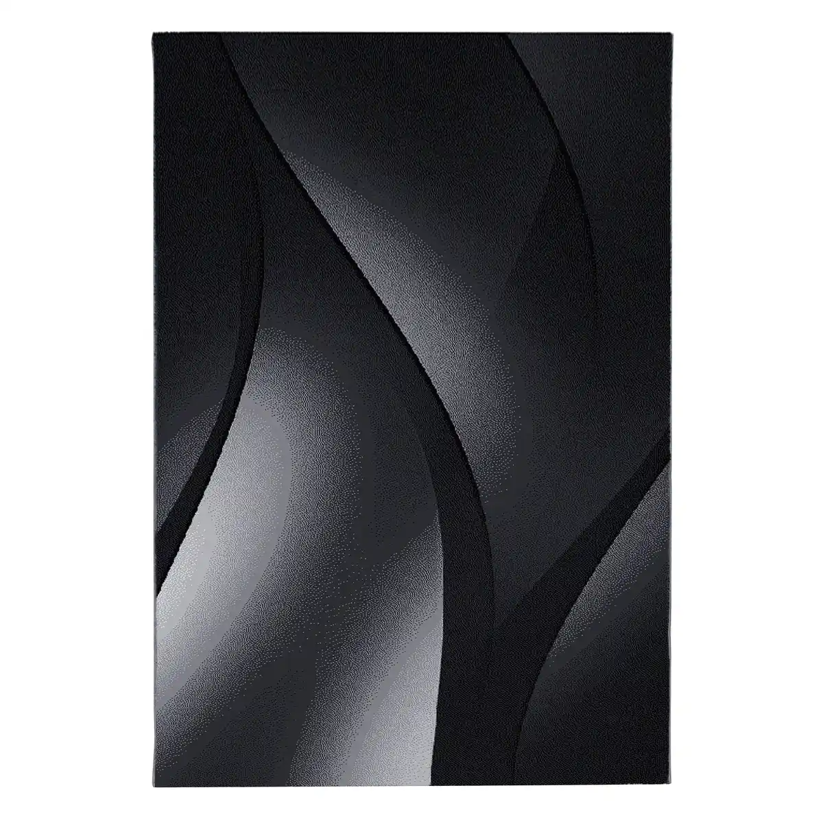 Bild 1 von Webteppich Plus Schwarz ca. 240x340cm, Schwarz