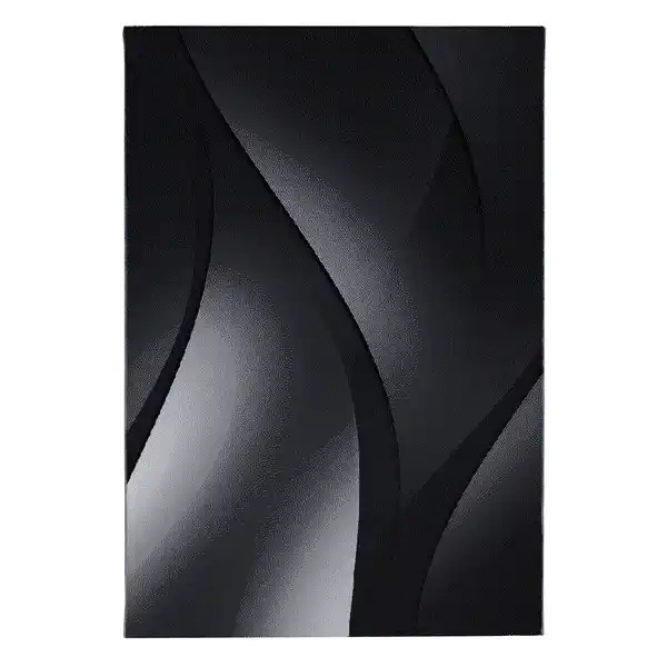 Bild 1 von Webteppich Plus Schwarz ca. 240x340cm, Schwarz