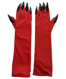 Handschuhe Halloween, rot