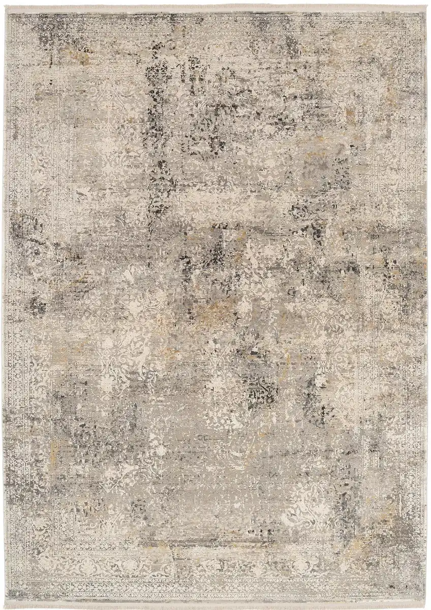 Bild 1 von Webteppich Avignon Grau ca. 160x230cm, Grau, Hellgrau, Dunkelgrau