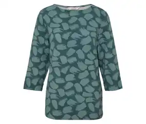 Strukturiertes Shirt, Alloverprint