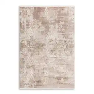 Schöner Wohnen Webteppich Vision, Beige, Textil, Abstraktes, rechteckig, 160x230 cm, für Fußbodenheizung geeignet, antistatisch, pflegeleicht, Teppiche & Böden, Teppiche, Webteppiche