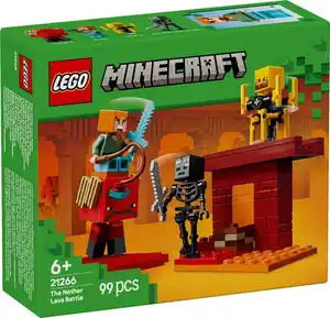 LEGO »Das Lava-Duell im Nether« Bau- und Spielset 21266, 99-teilig