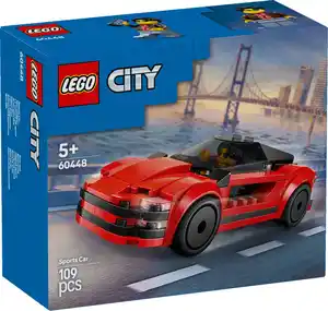 LEGO CITY »Roter Sportwagen« Bau- und Spielset 60448, 109-teilig