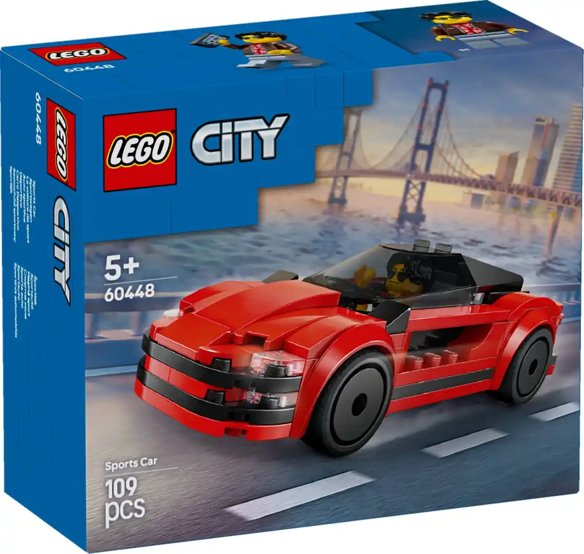 Bild 1 von LEGO CITY »Roter Sportwagen« Bau- und Spielset 60448, 109-teilig