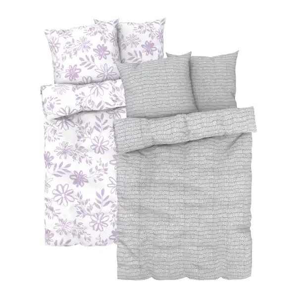 Bild 1 von LIV&BO® Polycotton-Bettwäsche-Set ca. 200 x 220 cm, 3-teilig