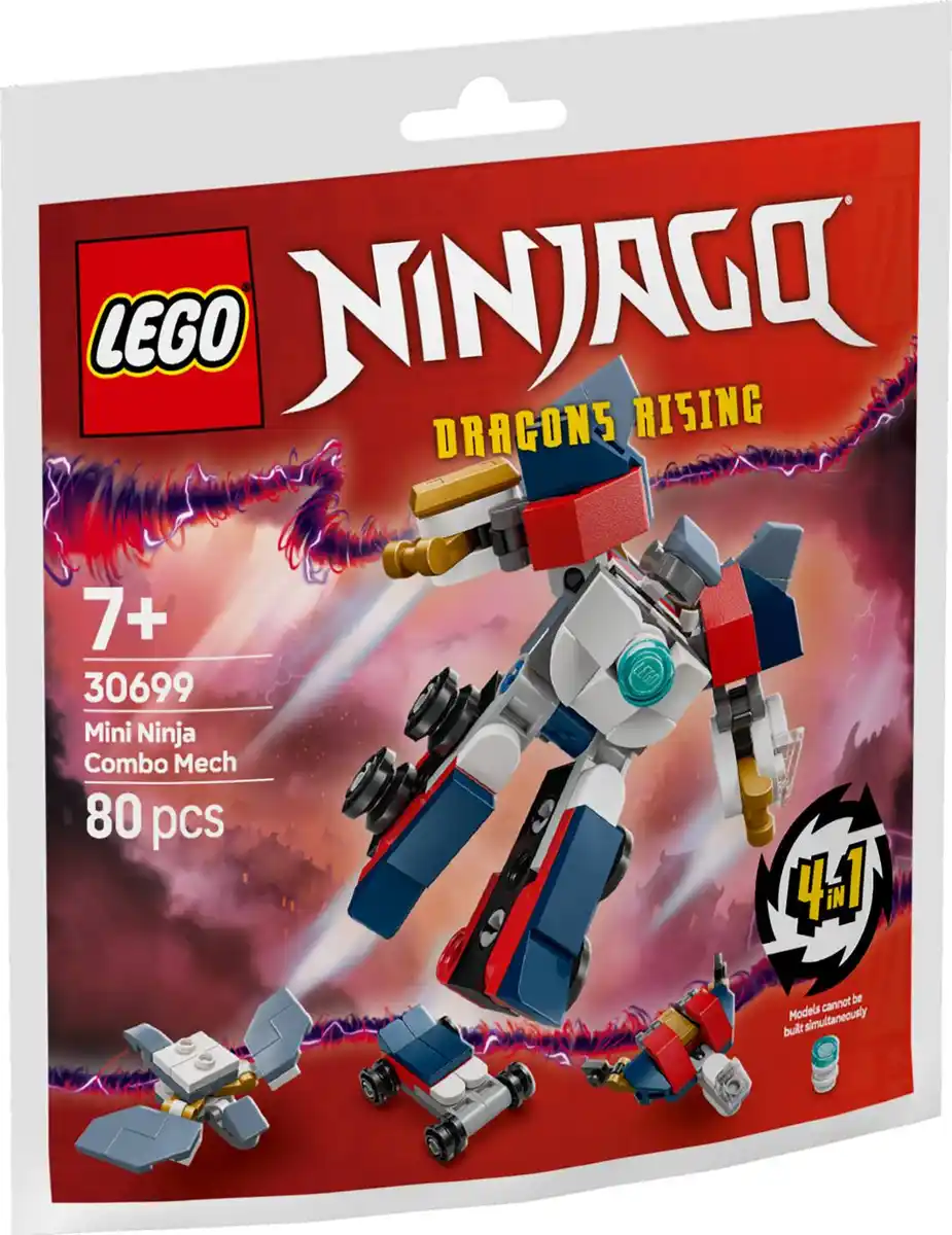 Bild 1 von LEGO NINJAGO »Mini-Kombi-Mech der Ninja« Spielset 30699, 80-teilig