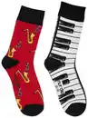 Bild 1 von NUR DIE Damen-Socken »Crazy Socks«, 2 Paar