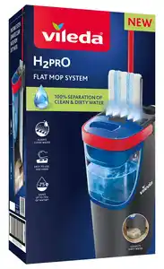 VILEDA Flat Mop System »H2PrO«, 3-teilig