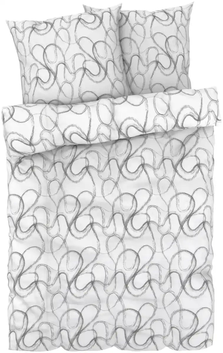 Bild 3 von LIV&BO® Polycotton-Bettwäsche-Set ca. 200 x 220 cm, 3-teilig