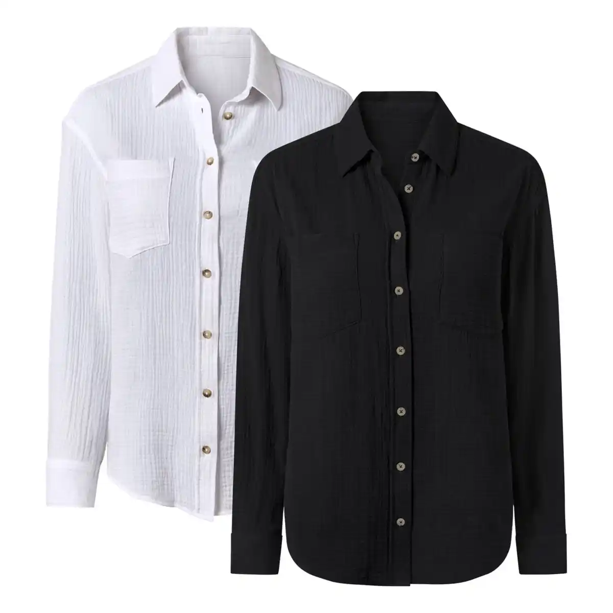 Bild 1 von OYANDA® Damen-Musselin-Bluse