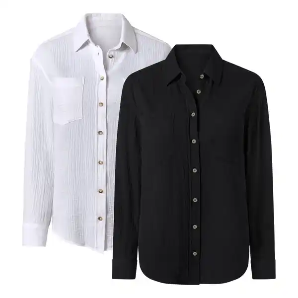 Bild 1 von OYANDA® Damen-Musselin-Bluse