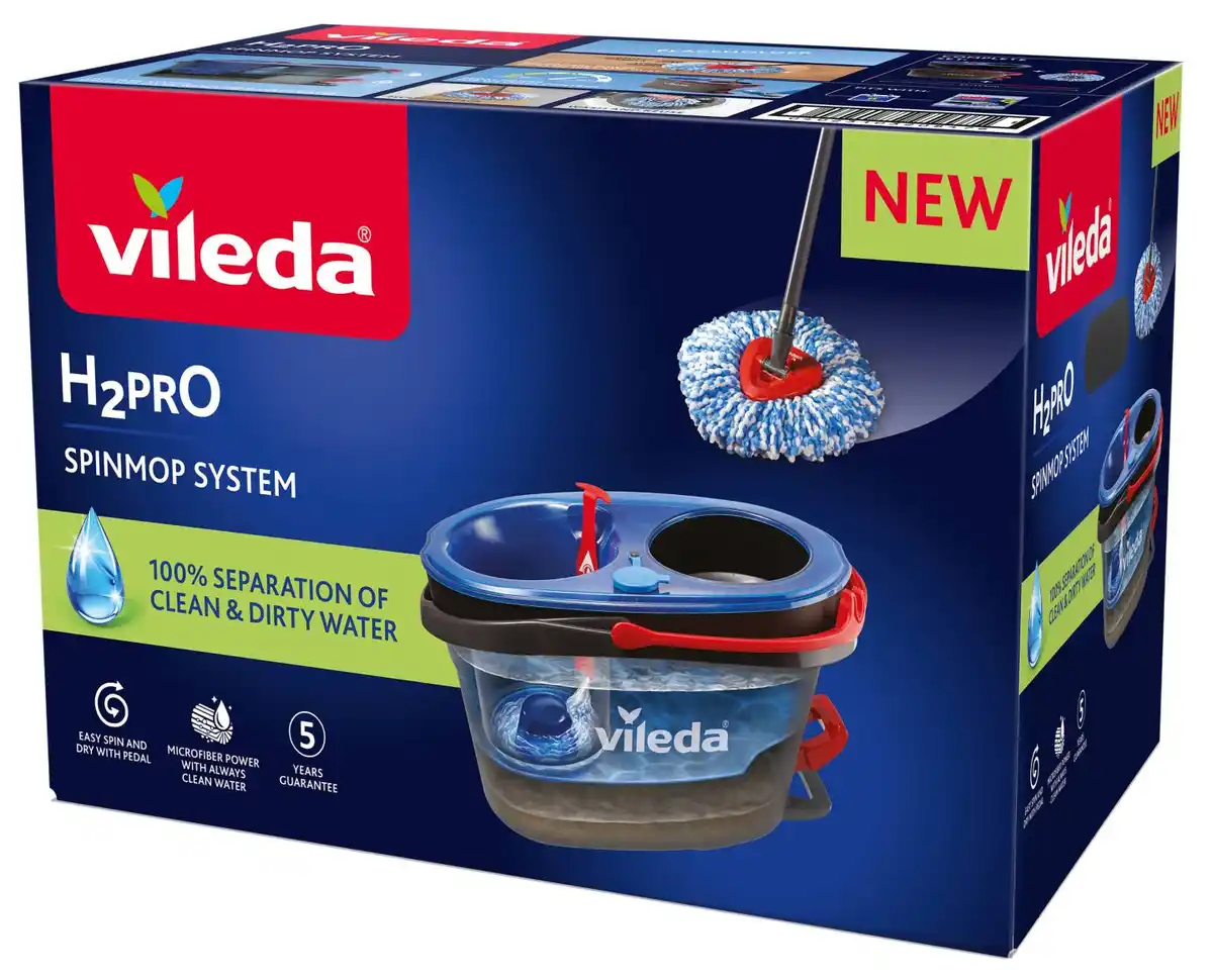 Bild 1 von VILEDA Spin Mop System »H2PrO«, 3-teilig