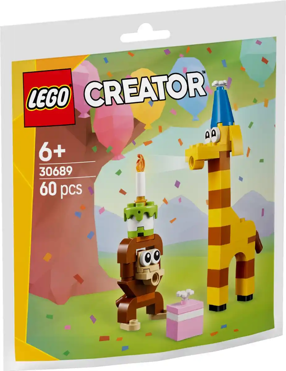 Bild 1 von LEGO CREATOR »Geburtstagspartytiere« Spielset 30689, 60-teilig