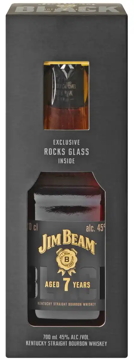 Bild 1 von JIM BEAM Bourbon Whiskey Black Extra Aged, 0,7-l-Fl.