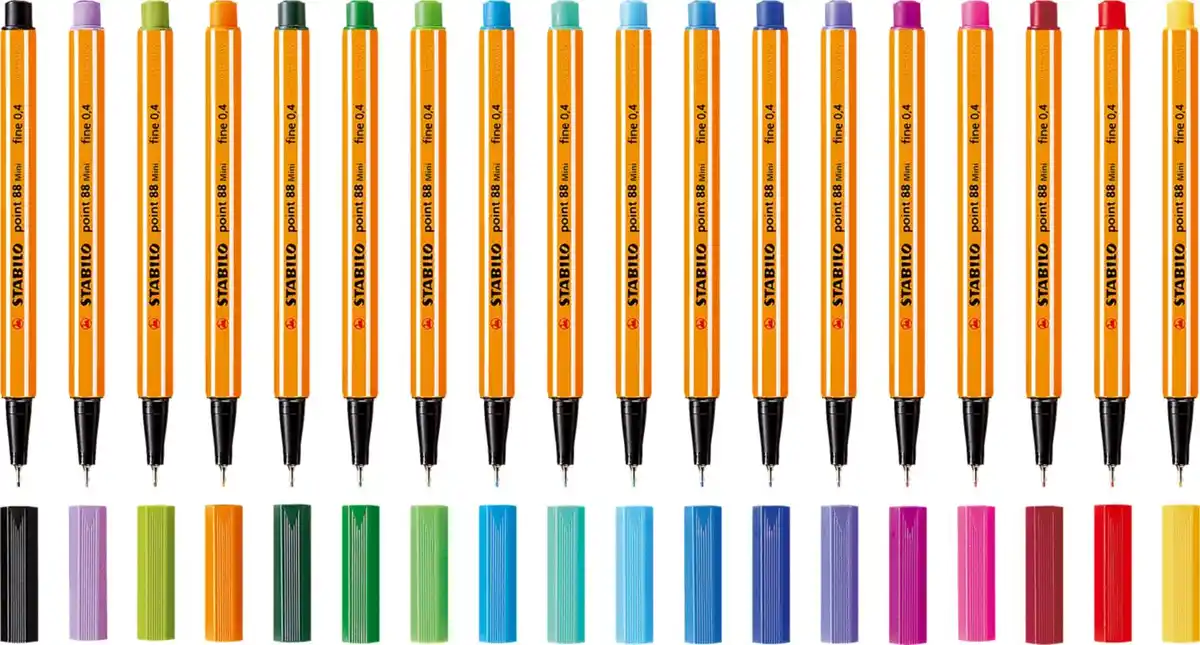 Bild 2 von STABILO Fineliner-Box »point 88 mini«, 18-teilig