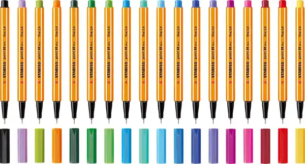 Bild 2 von STABILO Fineliner-Box »point 88 mini«, 18-teilig